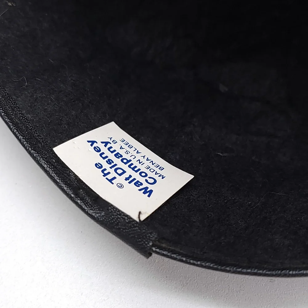Mickey Mouse Club Plastic Ears Felt Hat Walt Disney Original‎ 1960's